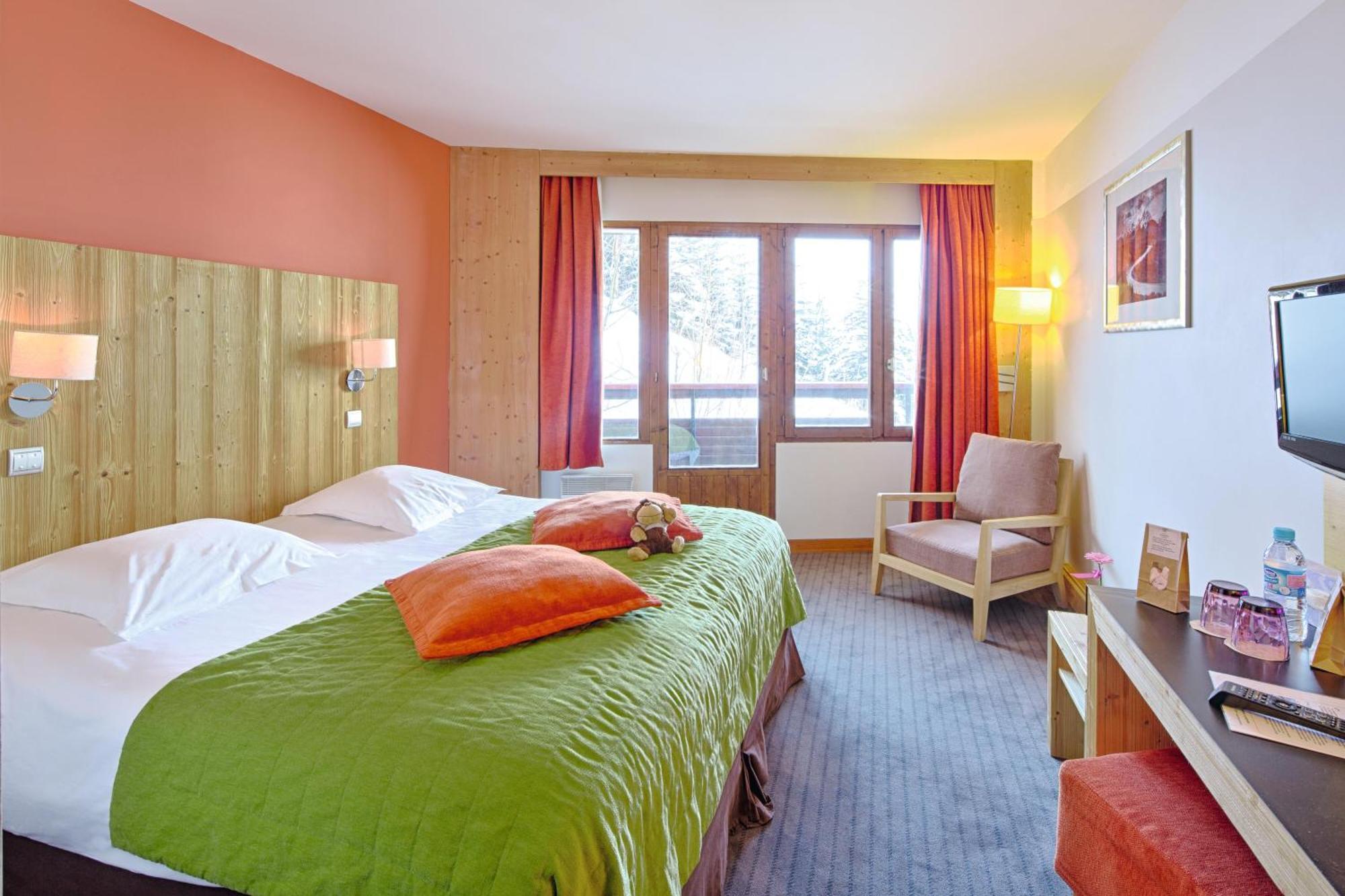 Hotel Les Bruyeres Les Menuires Oda fotoğraf